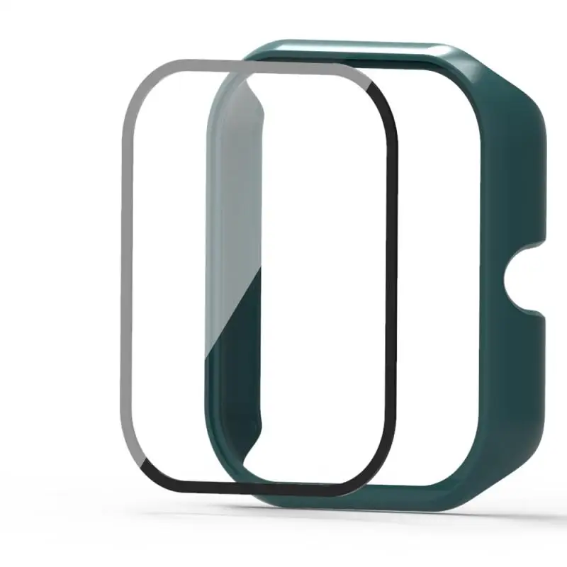 

Smart Watch Case Glass Screen Hard Shell Bumper Protective Case Hard Watch 2in1 Full Protective Case For Haylou Rs4/rs4 Plus