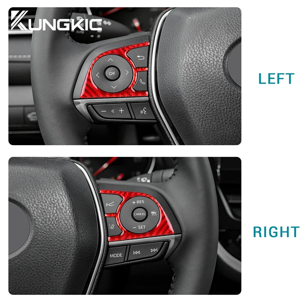 LHD настоящая мягкая наклейка из углеродного волокна для Toyota Camry 2018 2019 2020 2021 2022