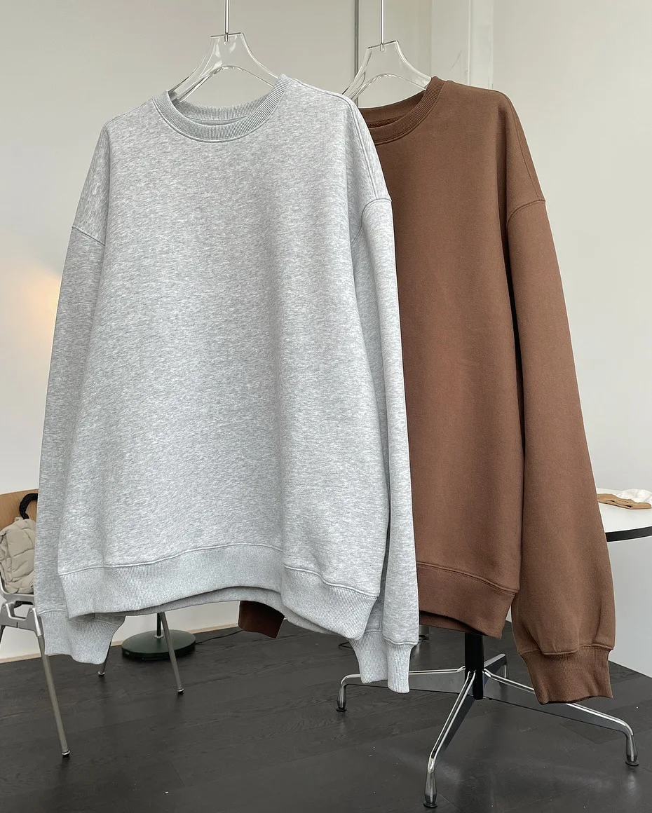 Autumn And Winter Fashion Woman Soft Sweatshirt Simple Style