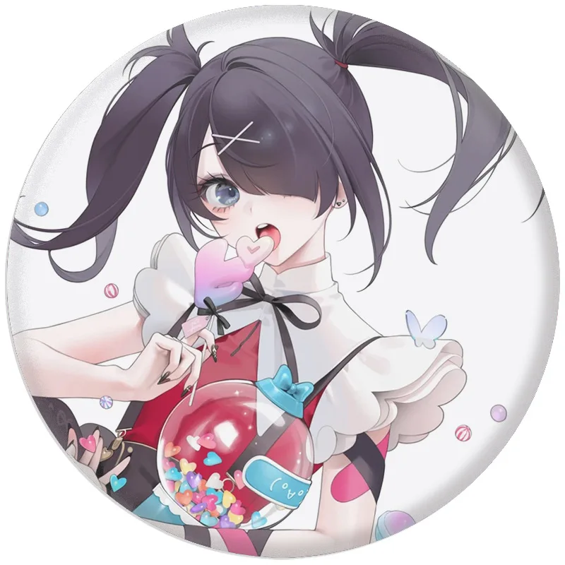 Аниме Needy Girl Overdose Pin милый персонаж мультфильм брошь значок для рюкзака