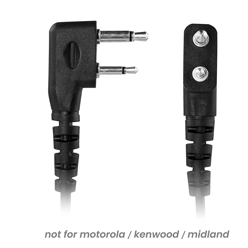 RISENKE Earpiece for ICOM ICF3013 F3GT F24S F14 F11 F21 F4011 F3011 Walkie Accessories Talkie Two Way Radio Headset with Mic PTT