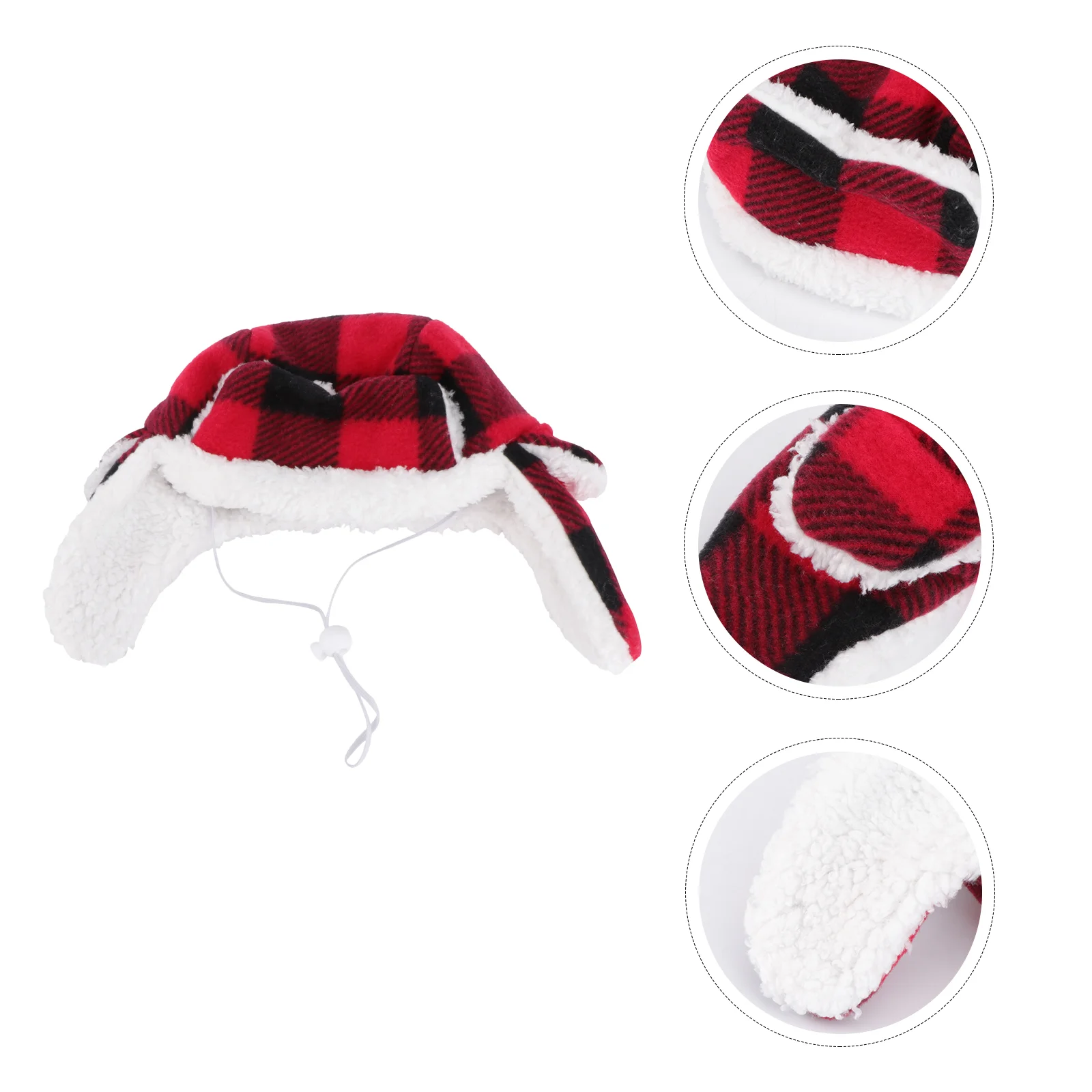 Купи Dog Hat Pet Cap Beret Dogs Hats Christmas Large Winter Pets Headwear Costume Windproof Warm Plush Adjustable Breed Gift за 533 рублей в магазине AliExpress