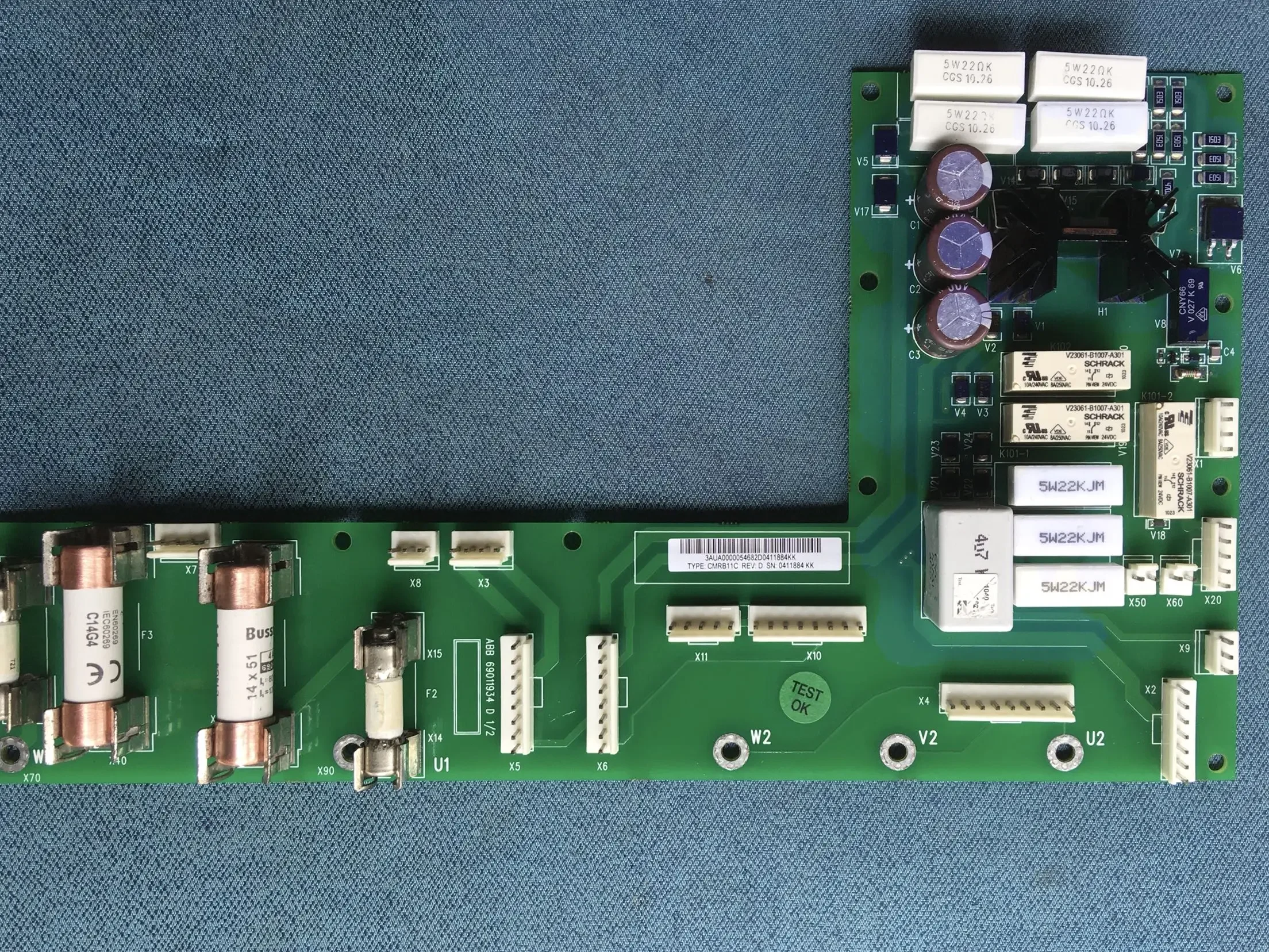 Плата предохранителя CMRB11C ABB преобразователь частоты Стандартная плата