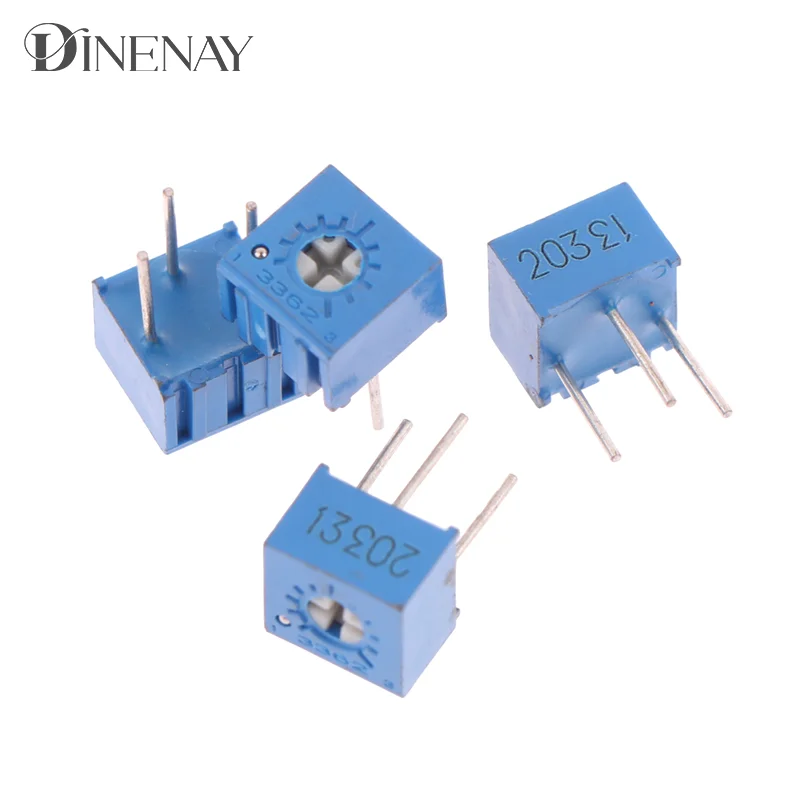 10 шт. 3362P-203 регулируемый потенциометр прецизионный триммер резистор стоячего