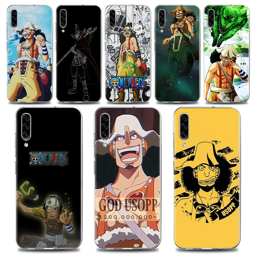 

Anime Usopp one piece Phone Case for Samsung A70 A40 A50 A30 A20e A20s A10 A10S Note 8 9 10 Plus Lite 20 TPU Case BANDAI