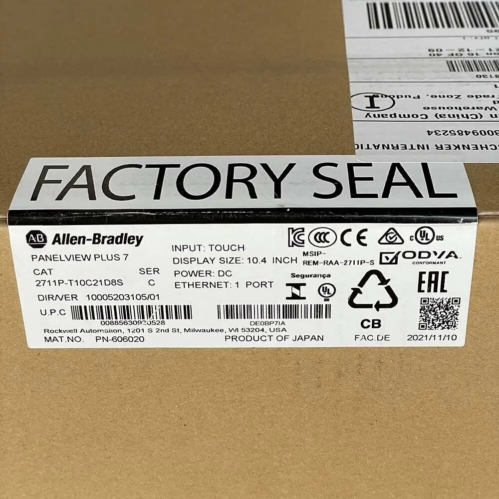 

Allen-Bradley 2711P-T10C21D8S новый графический терминал HMI PanelView Plus 7