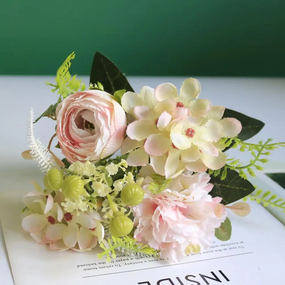 Компактная Красивая уличная композиция искусственный цветок легкая имитация