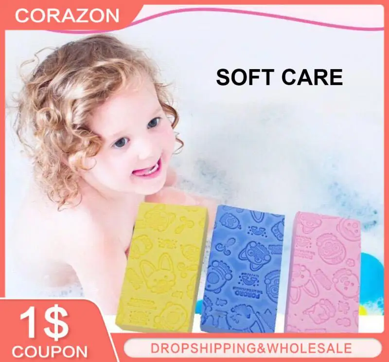 

Bath Soft Body Exfoliator Sponge Body Scrub Sponge Dead Skin Removal Bath Exfoliating Scrub Sponge Body Shower Cleansing Brush