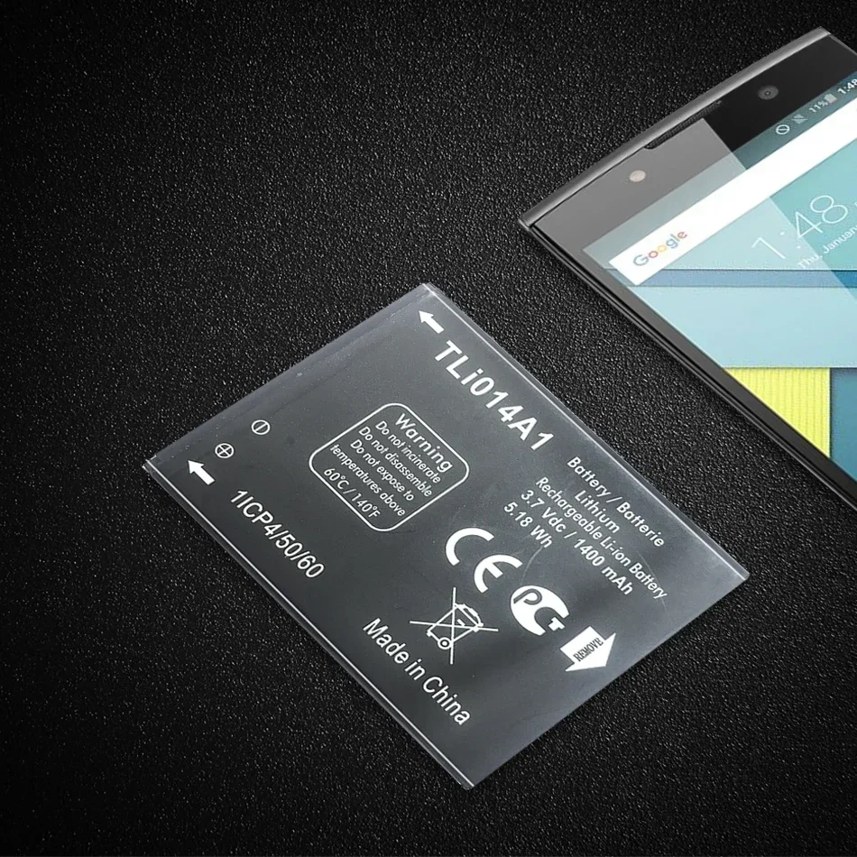 Аккумулятор Tli014A1 для Alcatel M'Pop 5020 5020D Fire 4012 4012A Pixi 3 4 5 &quot4027 4027D/A 4027X 4010 1400 мАч