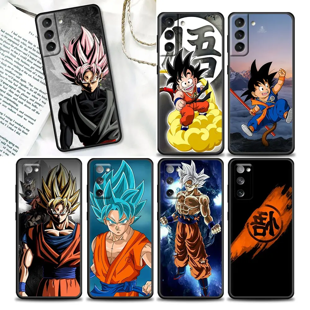 

Anime Dragon ball Z Goku Phone Case for Samsung Galaxy S22 S7 S8 S9 S10e S21 S20 Fe Plus Ultra 5G Silicone Case Cover BANDAI