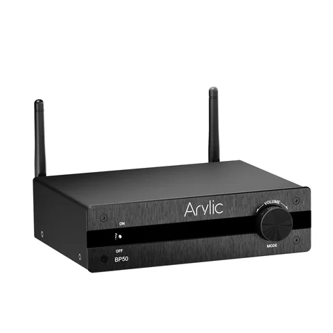 Arylic BP50 Bluetooth стерео aptx HD аудио предусилитель приемник 2,1 каналов Mini Class D встроенный усилитель для домашних динамиков
