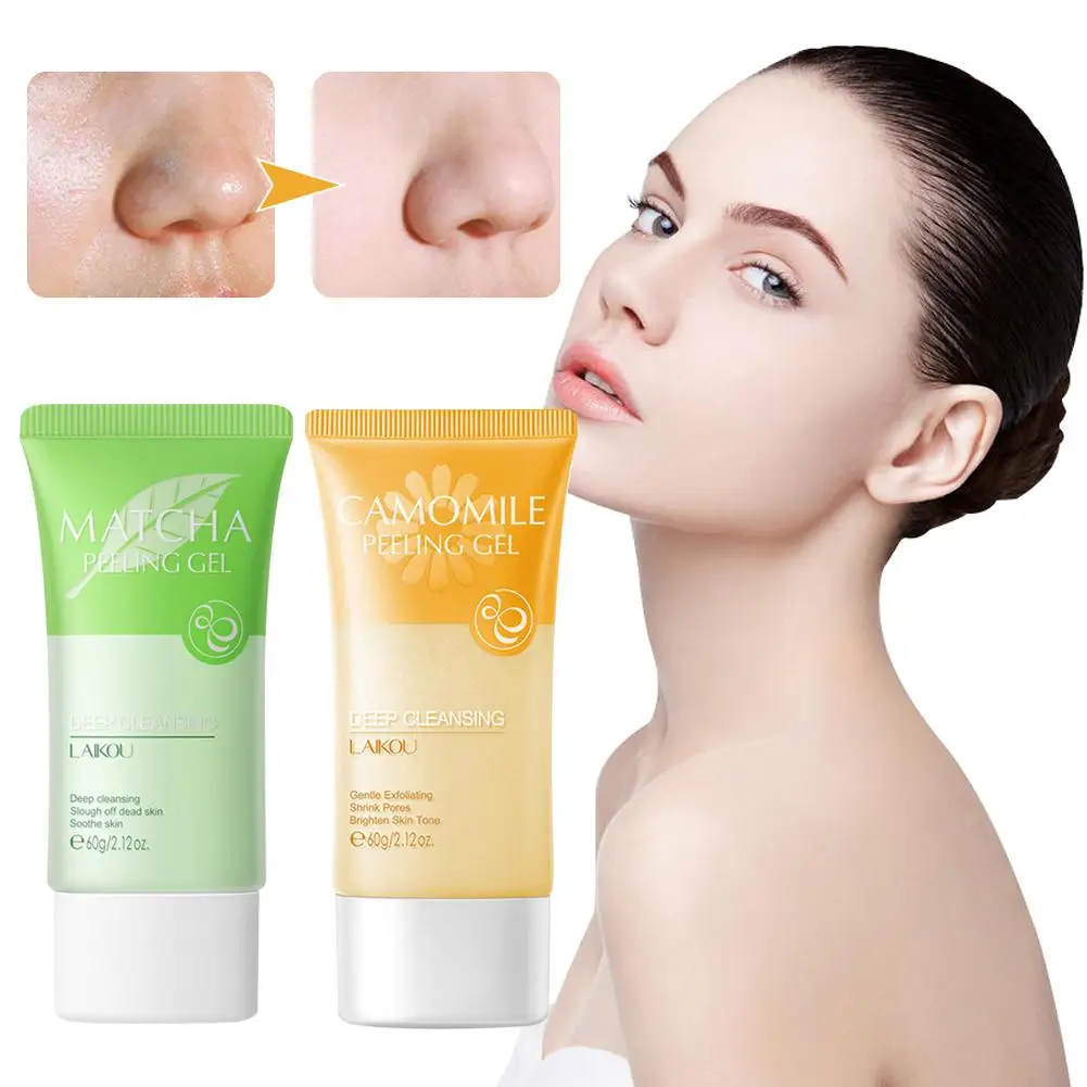 

Matcha Exfoliating Peeling Gel Facial Scrub Moisturizing Facial Cleansing Gel Repair Whitening Exfoliating Scrubs Nourishin Y6O0