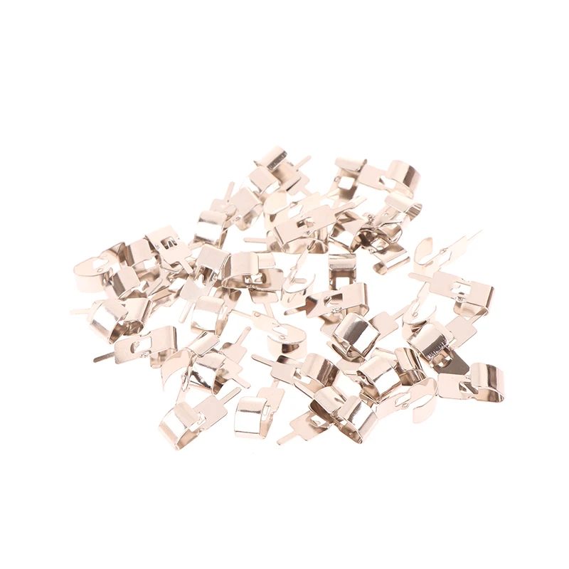 

50 шт., пружинная сталь, держатель для батареи 18650