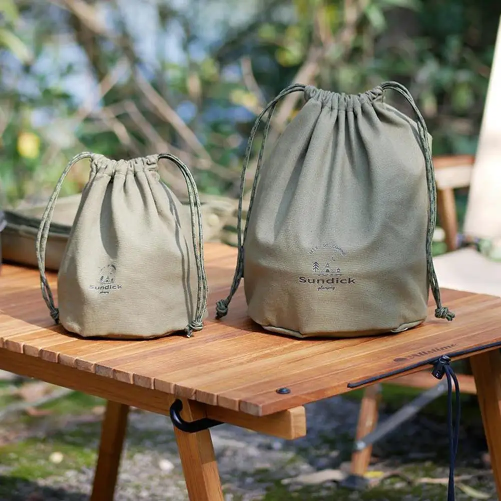 

Outdoor Camping Cutlery Storage Bag with Compartment Sundries Picnic Storage Bag Camping Travel Equipment Supplies