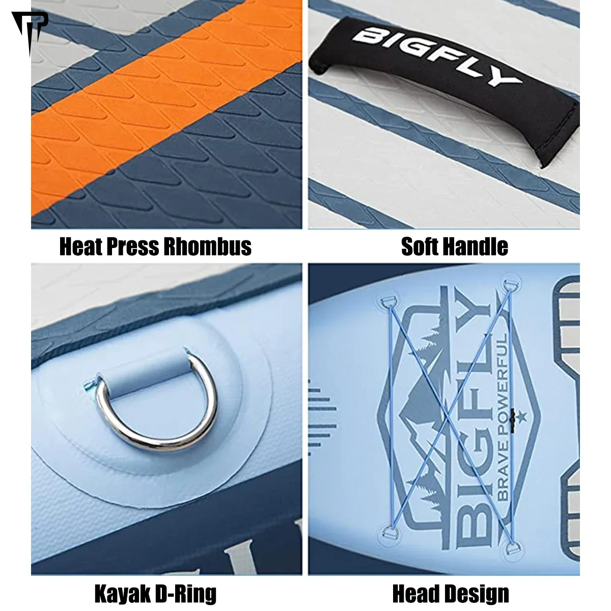 BIGFLY 11 'Новый круглый дизайн SUP Высококачественная надувная доска из ПВХ на