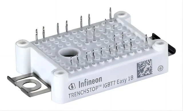 

INFINEON df11mr12w1m1pb11bpsa1mosfet из карбида кремния, полумост, двухканальный N, 50 А, 1,2 кВ, 0,0225 Ом, модуль