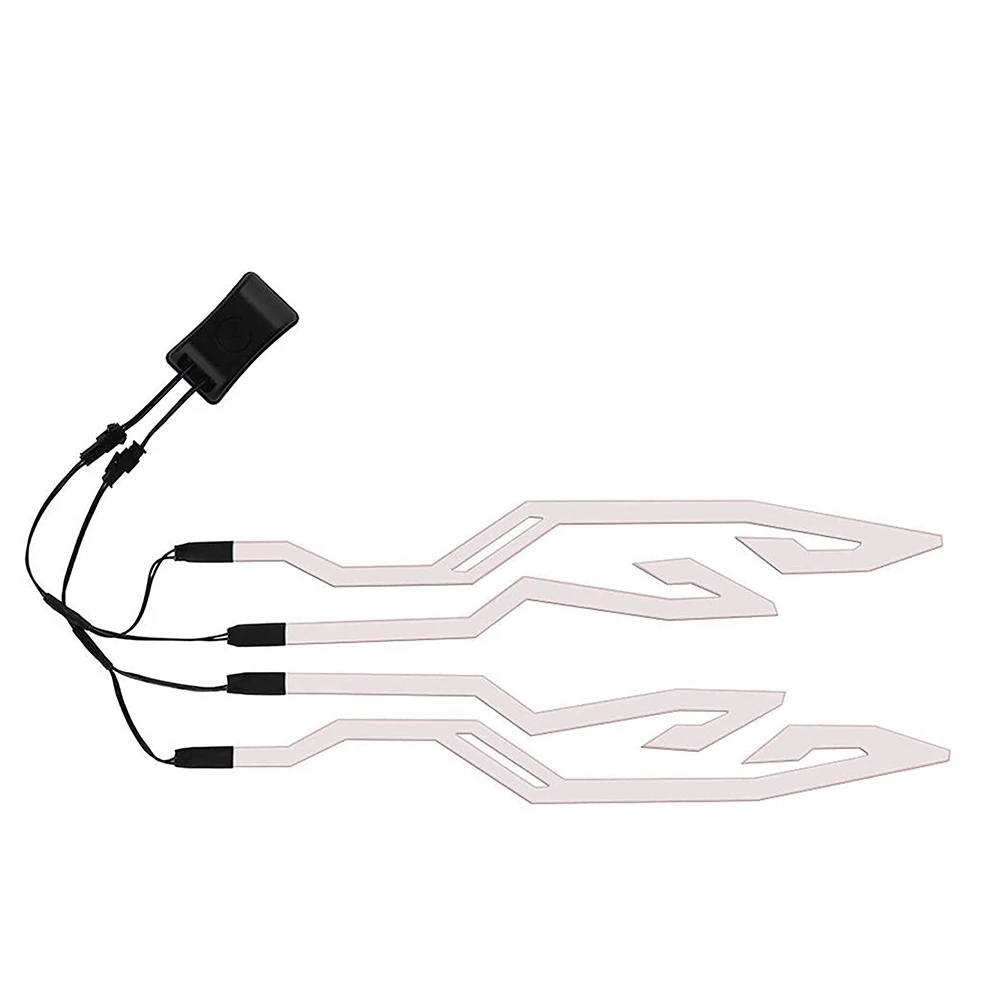 

Светильник вая полоса для мотоциклетного шлема, световая наклейка для шлема с ночным сигналом езды, светодиодсветодиодный световая полоса ...