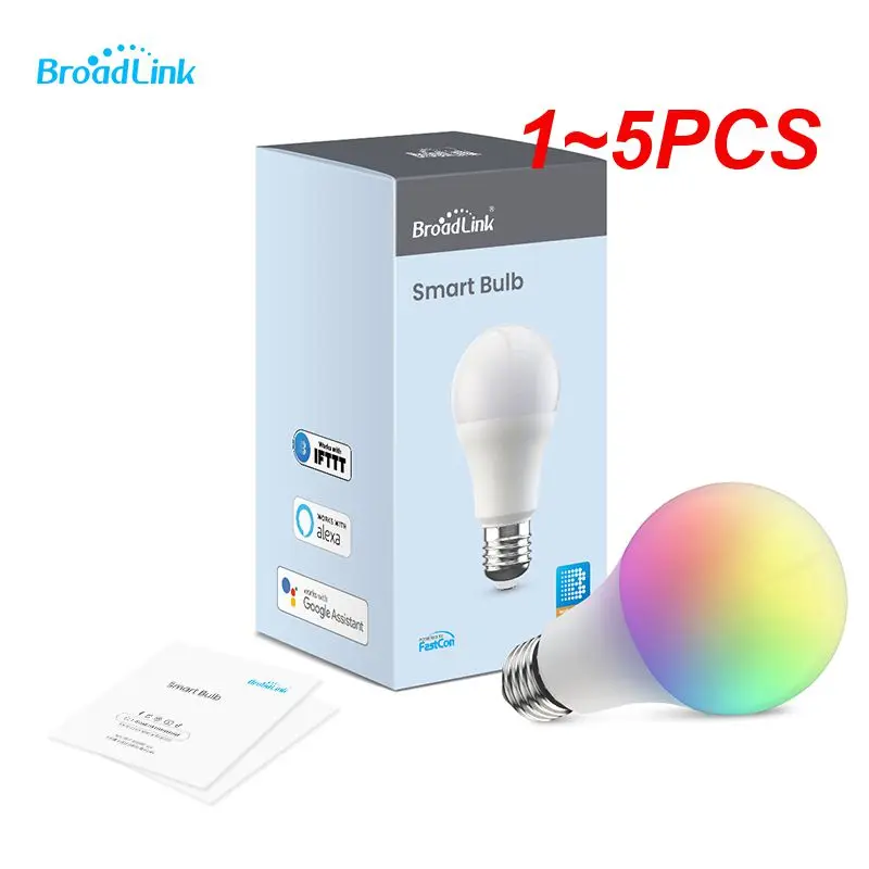 

AiYaTo 1 ~ 5 шт.: Tasmota Pre-flashed Smart RGBCW светильник Bulb 9W E27 ESP8285 HA работает с домашним помощником