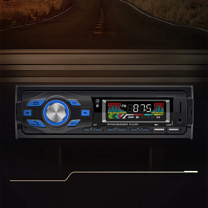 Автомобильный MP3-плеер Bluetooth радио усилитель мощности USB кардридер поддерживает