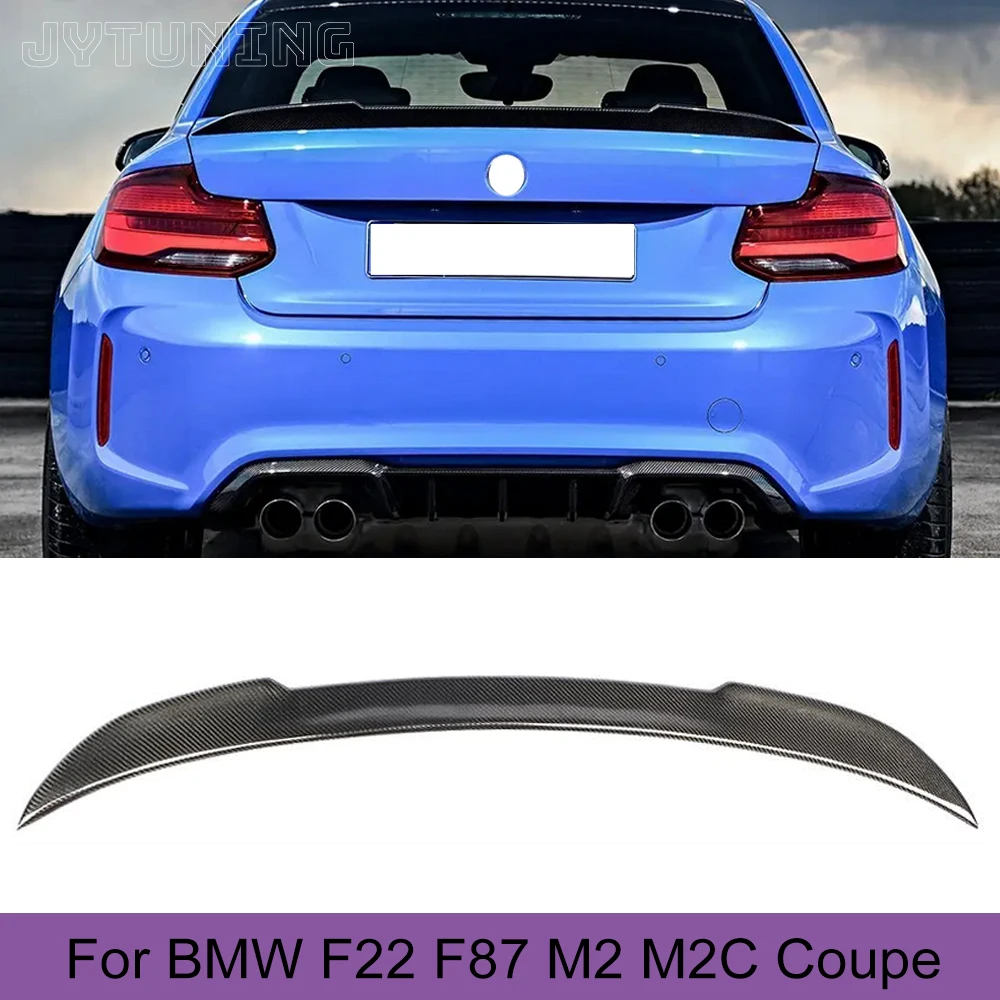 

Для BMW 2 серии F22 Standard M Sport F87 M2 M2C Coupe 2014 - 2019 задний спойлер из углеродного волокна для багажника
