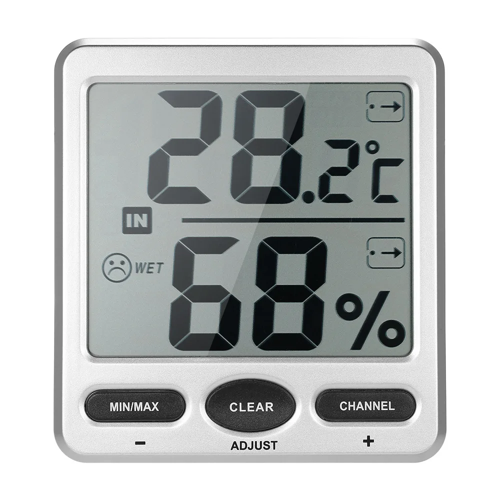 

Digital Thermometer Hygrometer Indoor Large Screen Monitor Home Hight Accurate Temperature and Humidity Tester Equipment