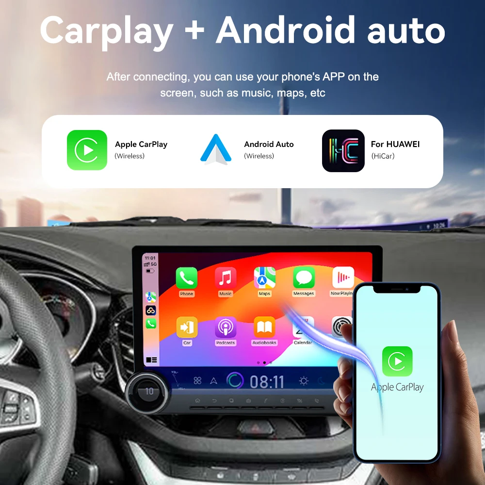 Автомагнитола для LADA Vesta Cross Sport мультимедийный плеер на Android 13 3 дюйма 2000*1200P GPS 4G