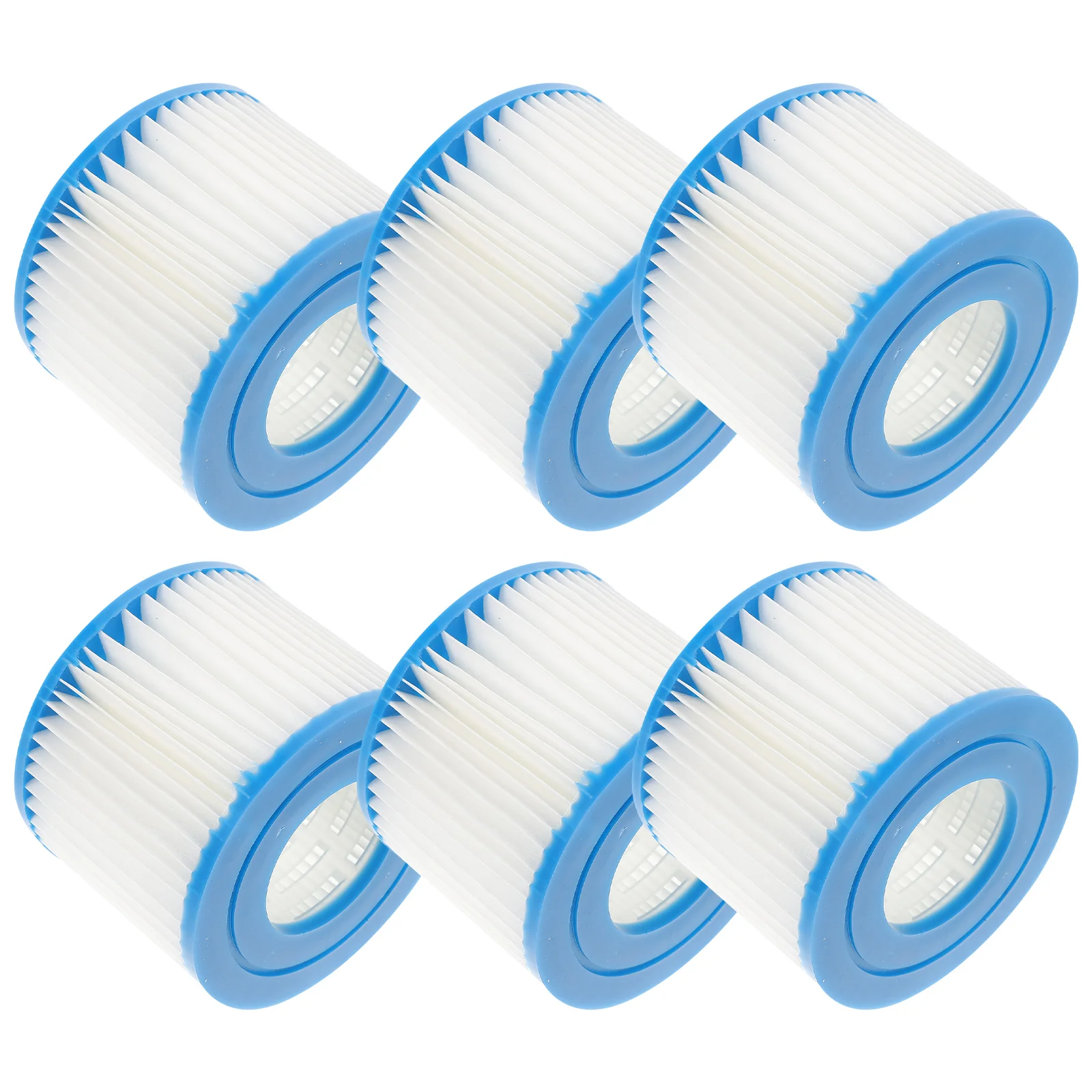 

6 Pcs Swimming Pool Filter Cleaning Pump Replacement Summer Bathtub Cleaner Strainer Cartridge
