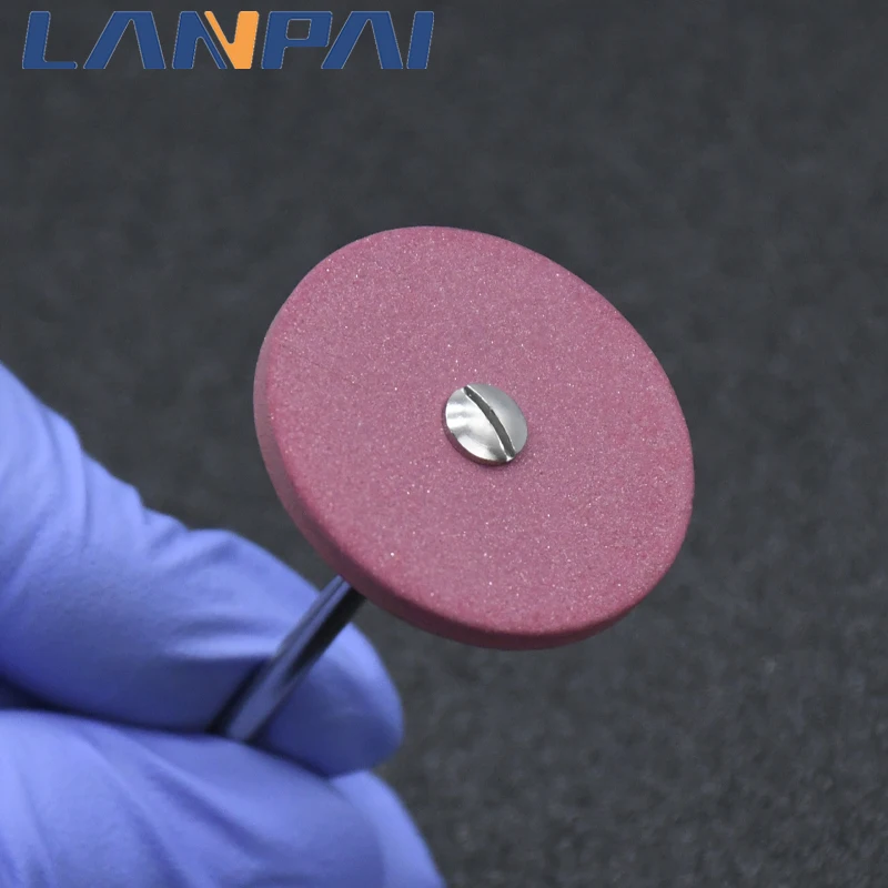 Lanpai Dental Rubber Diamond For Zirconia Glassware Ceramics Polisher  Burs Laboratory Dentist Instruments Tooth Polishing Wheel