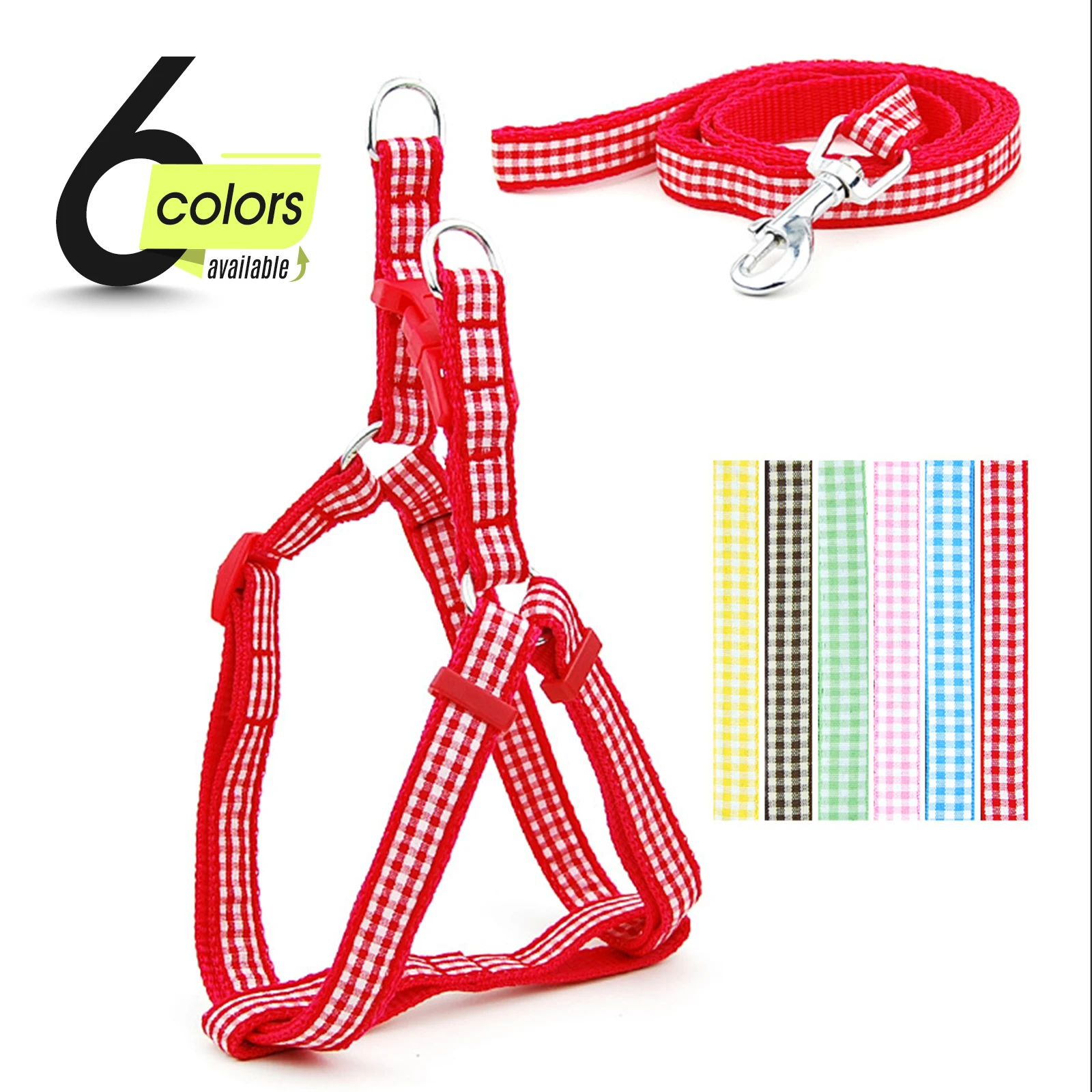 

Small Dog Cat Harness Leash Adjustable Vest Collar Puppy Outdoor Walking Chihuahua Terier Schnauzer