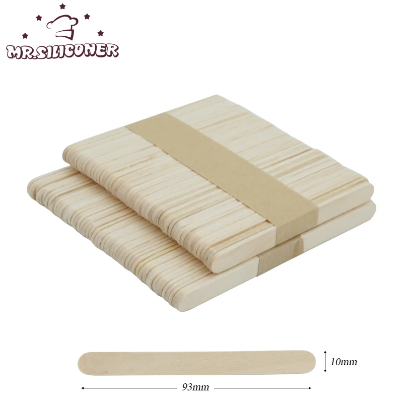 

Ice cream sticks made of natural wood, 50/100 pcs.