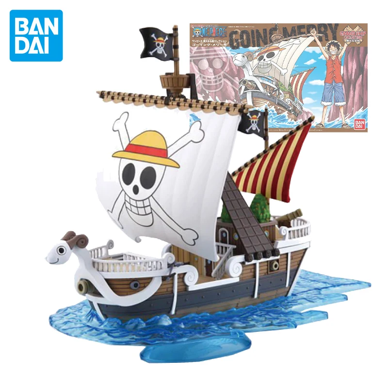 

Original Bandai One Piece The Great Ship 03 GOING MERRY Assembled Model Suit Anime Action Figures Children's Toys Holiday Gifts