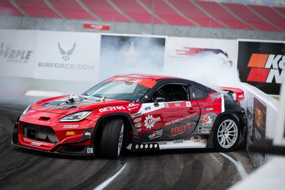 TC938 1/10 GR86 Ken Gushi Прозрачная наклейка для латте вырезанная