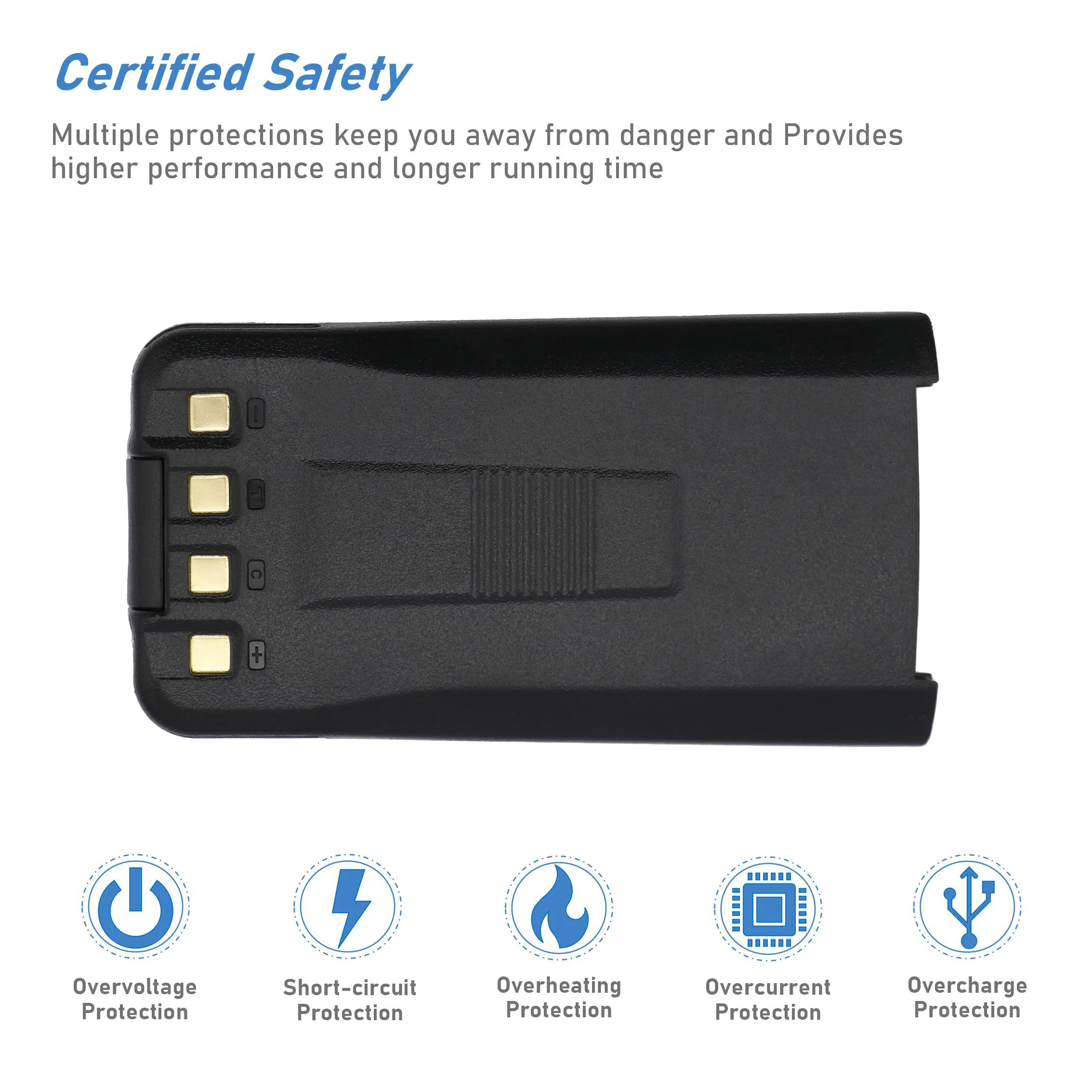 Сменный аккумулятор для HYT TC-610 TC-610P TC-610S TC-618 TC-620 TC-626 BL1204 BL2001 7 4 В/мА