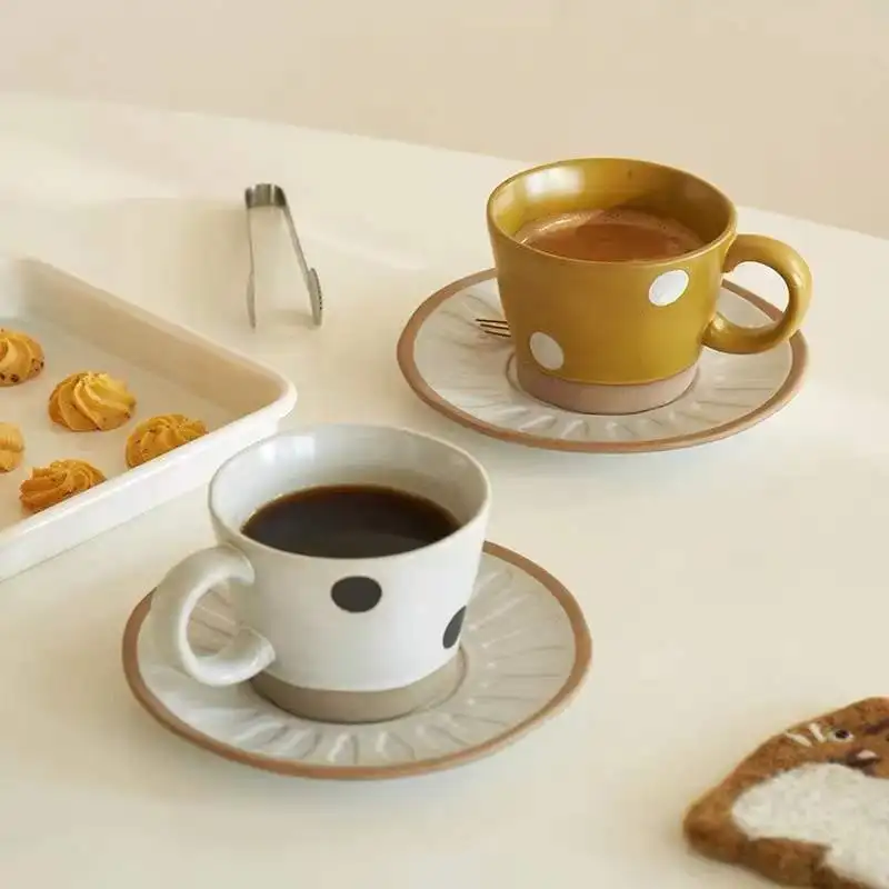 

Кружка ручной росписи, высокоточная керамическая кружка для офиса, кофе, молока, простая Корейская версия, керамическая кружка для воды в ев...