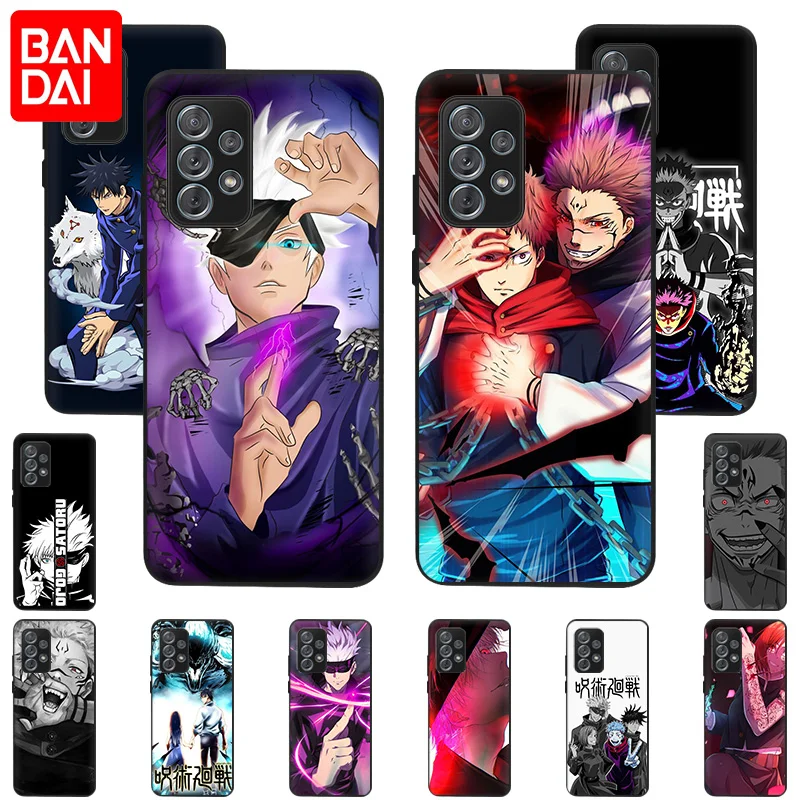 

For Samsung A72 A52 A53 A73 A33 A23 A13 A22 S9 A32 A42 A71 A51 5G A41 A31 A11 A12 Jujutsu Kaisen Cartoon Cover Soft Matte Case