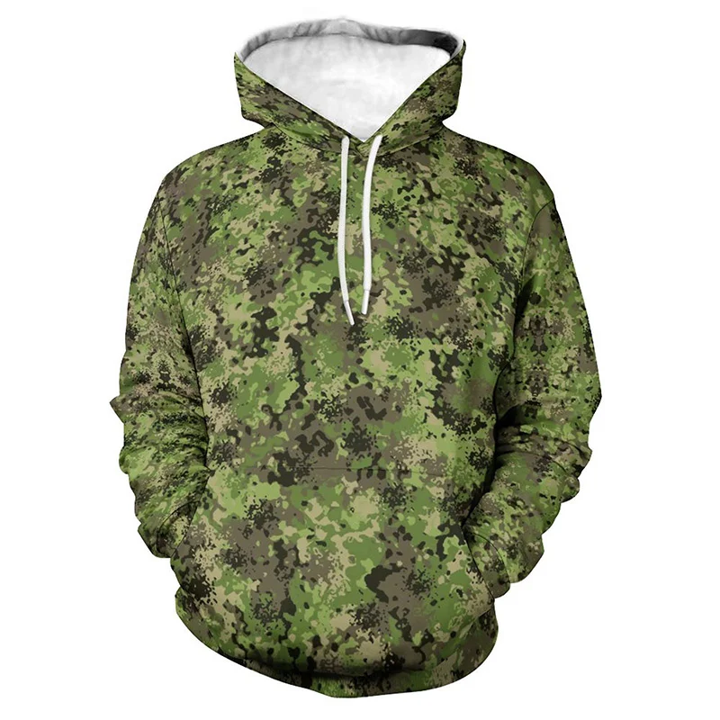 

Осенне-зимние модные толстовки для мужчин, тренировочный свитшот с 3D камуфляжным принтом для мальчиков, Повседневная армейская толстовка, куртка с длинным рукавом
