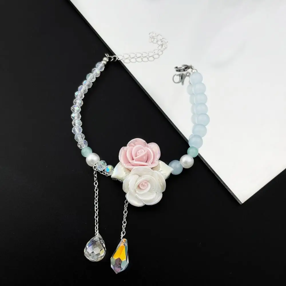 Популярное ожерелье с конфетной розой нерегулярный красочный сладкий браслет