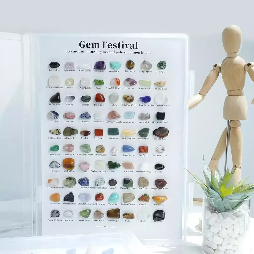 

Rock And Gem Collection Geology Gem Kit Science Gift for Birthday Party Kids