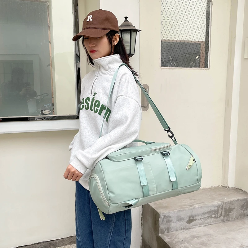 Hand Travel Bag Fitness Bag Duffel Bag Swimming Business Trip Waterproof Independent Shoes Position For Boarding Backpack M603