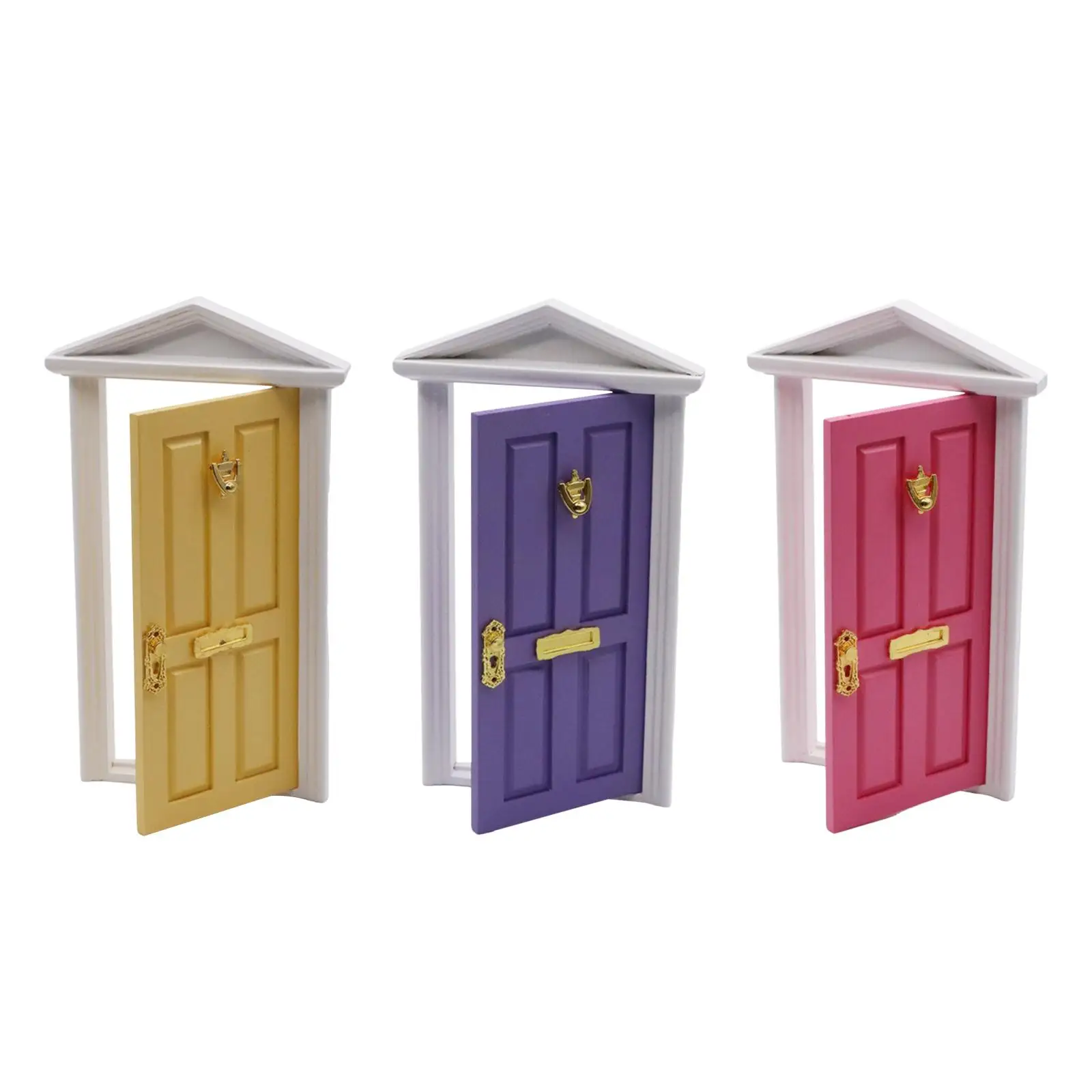 

Многофункциональный декор для двери 1/12, для кукольных домиков, для создания гостиной