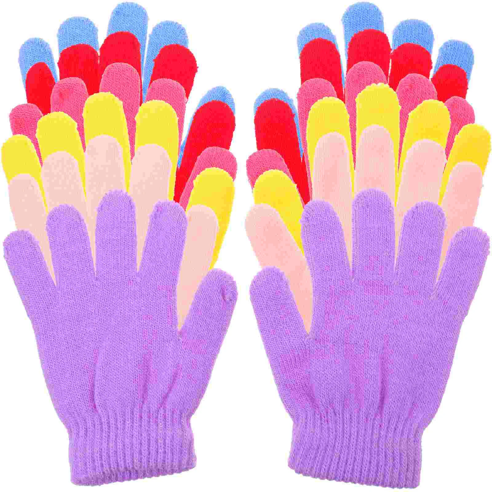 

Gloves Kids Finger Mittenswarm Winter Ourdoor Biking Camping Cycling Skiproof Outdoor Coldknit Children Thickened