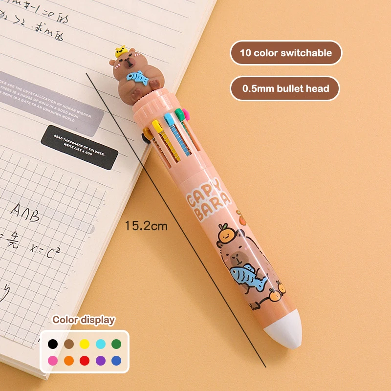 

Шариковая ручка Cartoon Capybara 10 цветов