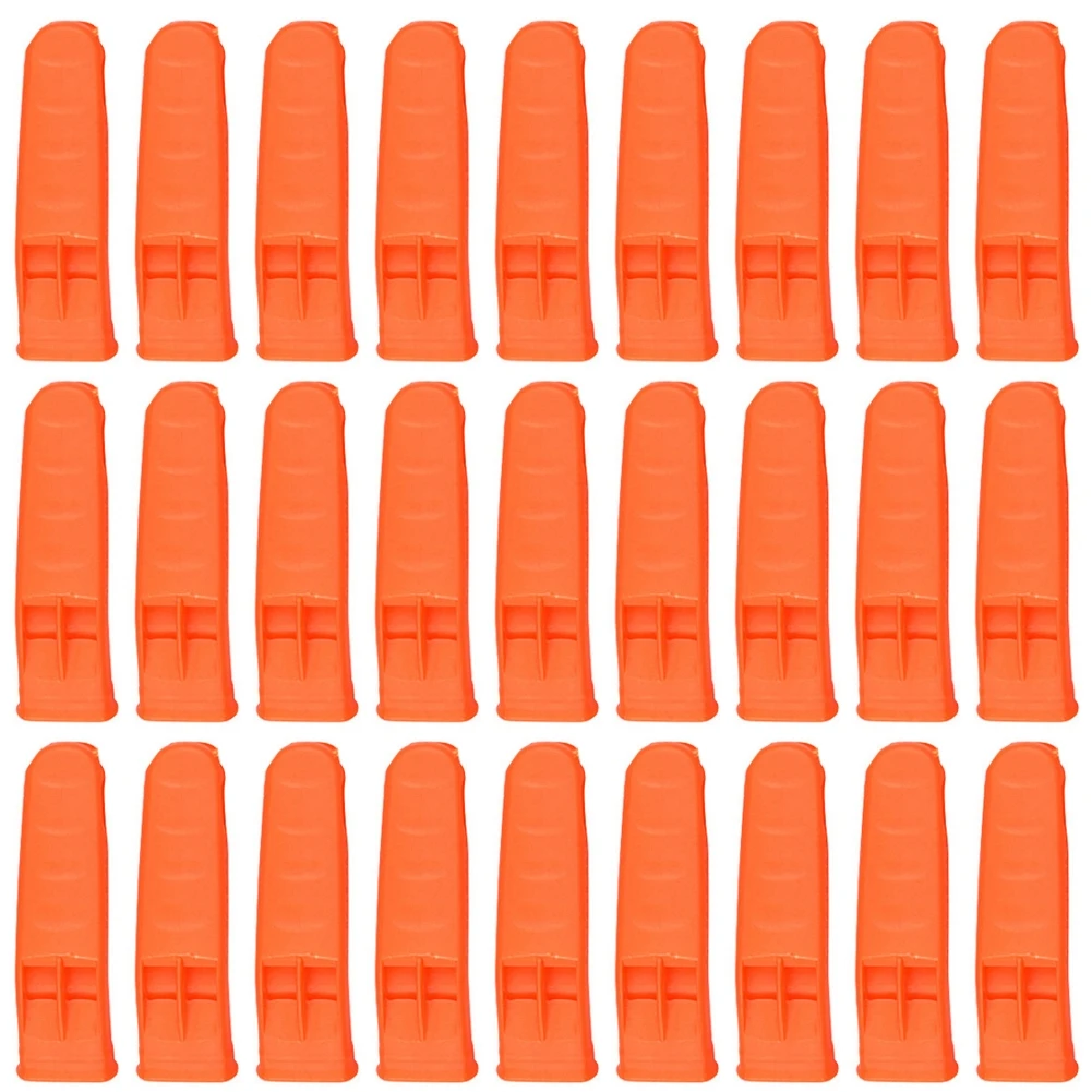 

1-50pcs Emergency Multifunction Equipment kit Plastic Outdoor Camp Hiking Survival Loud Whistle Sports Match Dual Band Whistle