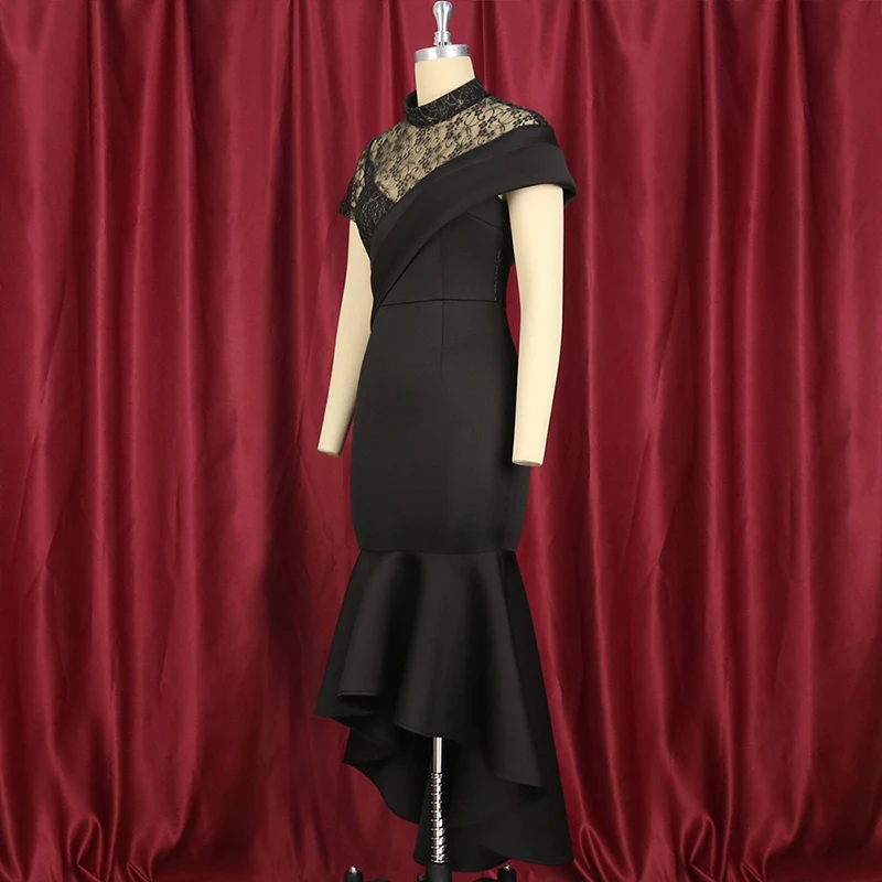 Рисунок 3 - Кружевное Элегантное Черное вечернее