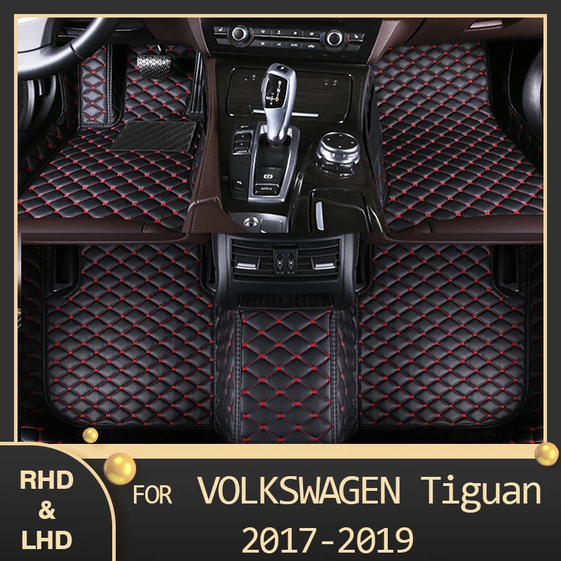 

Автомобильные напольные коврики MIDOON для Volkswagen TIGUAN 2017 2018 2019, индивидуальные автомобильные накладки для ног, чехол