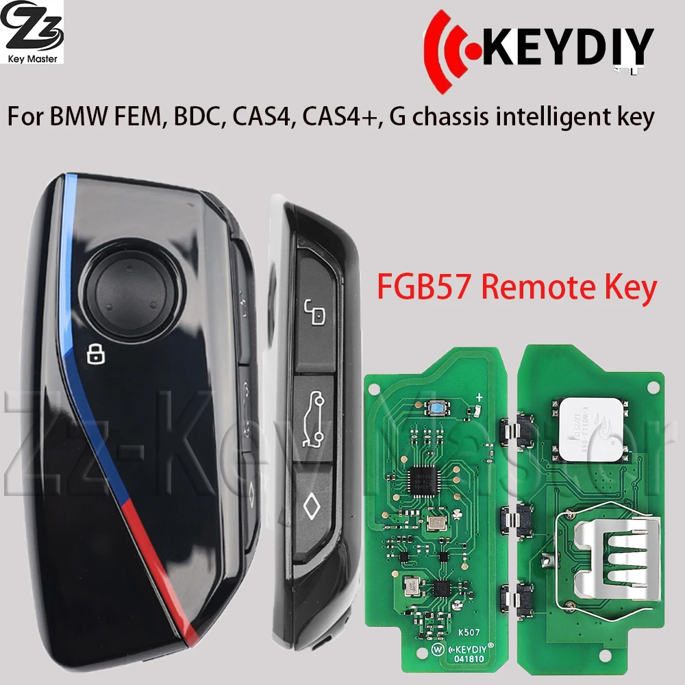 

KEYDIY для BMW FEM, BDC, CAS4, CAS4+, G шасси FGB57/ZB Smart Key Для шасси BMW F или шасси G G01 G02 G08 G30 G31 G32 G38