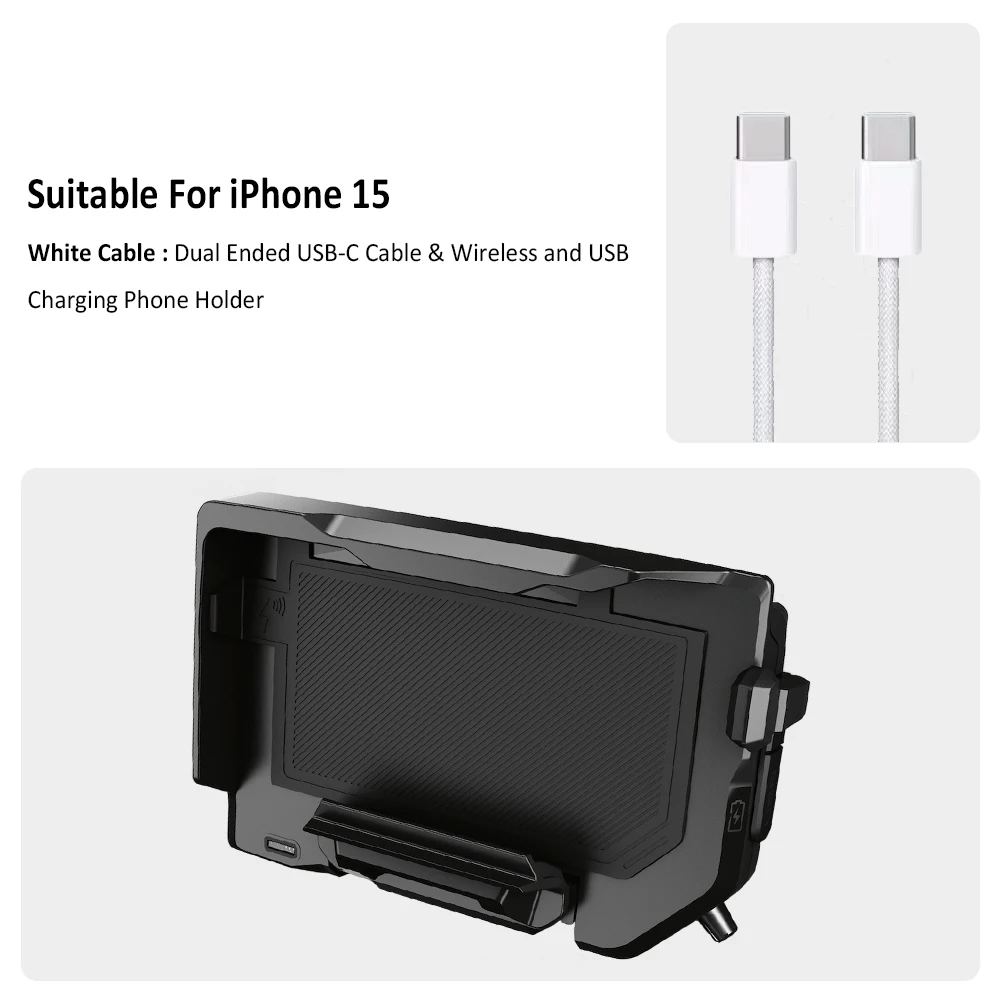 

Мотоциклетный держатель для телефона с беспроводной зарядкой, GPS, навигационный кронштейн для BMW F750GS F700GS F800GS F850GS R1200GS R1250GS R1300GS ADV