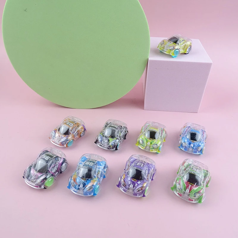 

10/20Pcs Mini Cartoon Cute Transparent Pull Back Cars Toy Kids Favors Birthday Party Small Gift Boy Girl Funny Kindergarten Toys