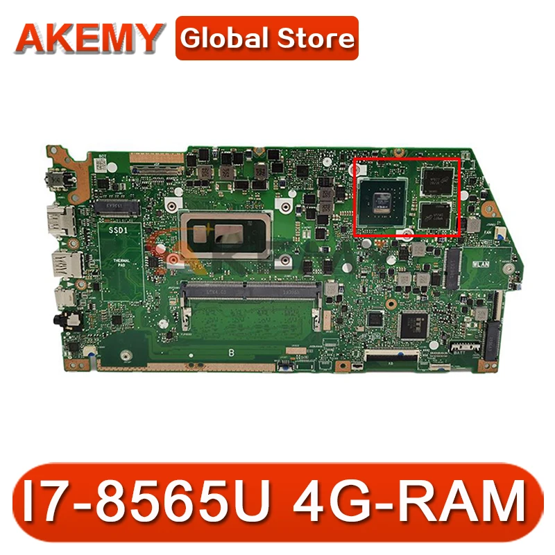 

X532FL подходит для ноутбука ASUS VivoBook S15 S532F X532 X532F X532FL X532FA, материнская плата со штативом 4G-RAM MX250
