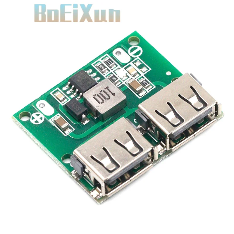 

9V 12V 24V to 5V DC-DC Step Down Charger Power Module Dual USB Output Buck Voltage Board 3A Car Charge Charging Regulator 6-26V